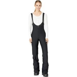Obermeyer Size 10L Black Snell OTB Softshell Bib Ski Pants Scoop Neck HR2-63